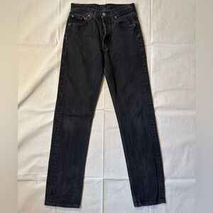 Levi's Women's Dark Gray Straight Jeans